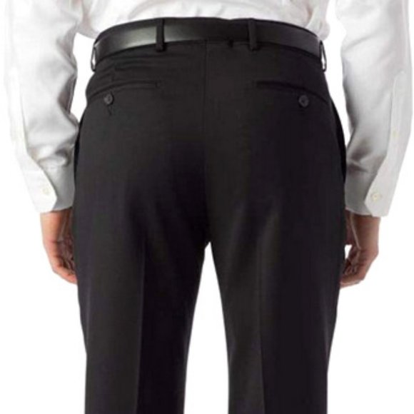 BallinComfort “EZE” Super 120’s Gabardine Modern Fit SOHO Dk Navy Sz 36 NWoT